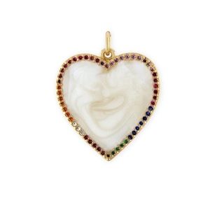 Alexa Leigh Rainbow Heart Charm